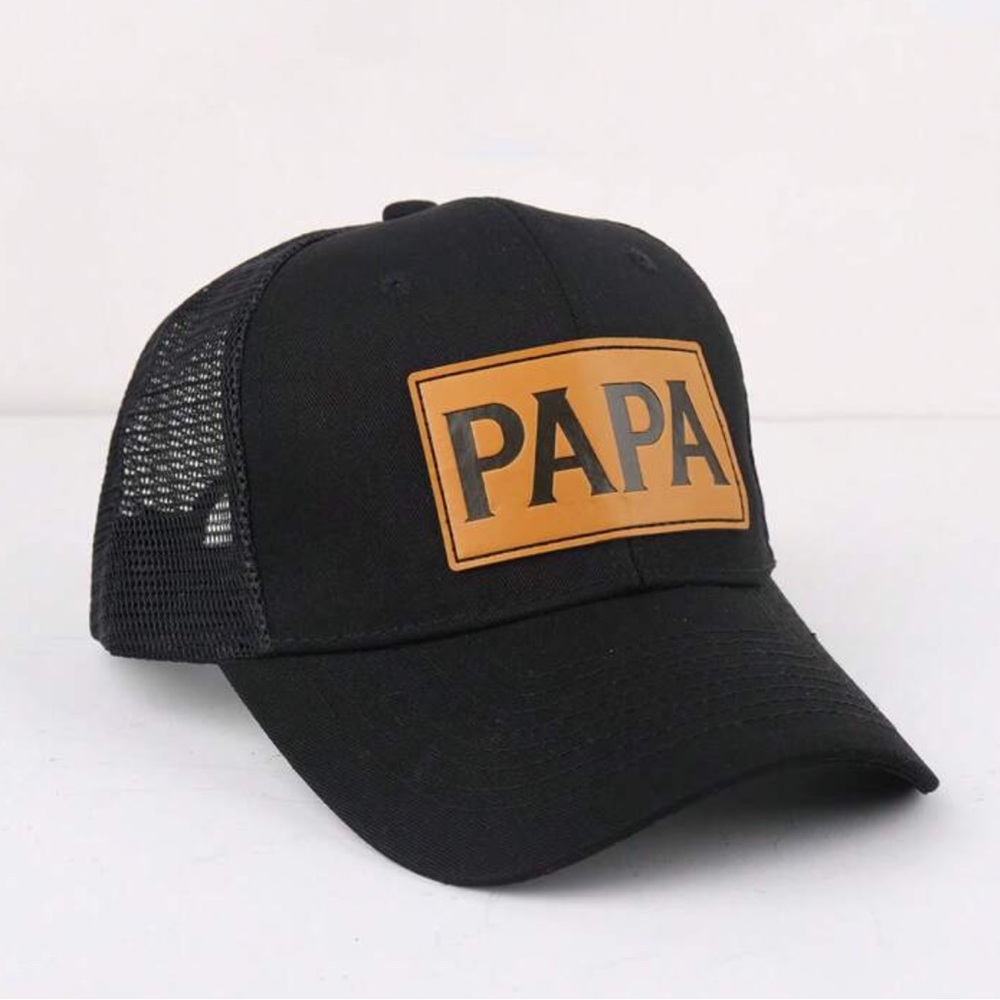 NEW| Men’s Papa Father Print Outdoor Hat - Picture 3 of 4
